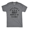 Mens Lets Have A Moment Of Science T Shirt Funny Nerdy Lab Research Joke Tee For Guys