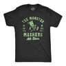 Mens The Monster Mashers All Stars T Shirt Funny Halloween Baseball Team Tee for Guys
