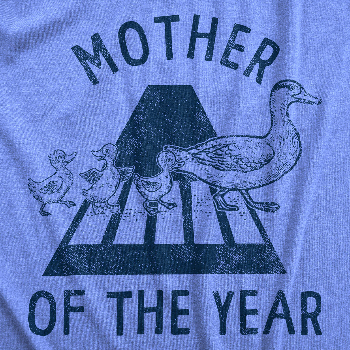 Womens Mother Of The Year T Shirt Funny Cute Momma Duck Street Crossing Tee For Ladies