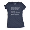 Womens Motherhood When Youve Become A Tiny Persons Snack Bitch T Shirt Funny Mothers Day Gift Tee