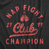 Nap Fight Club Champion Baby Bodysuit Funny Brawling Babies Joke Jumper For Infants