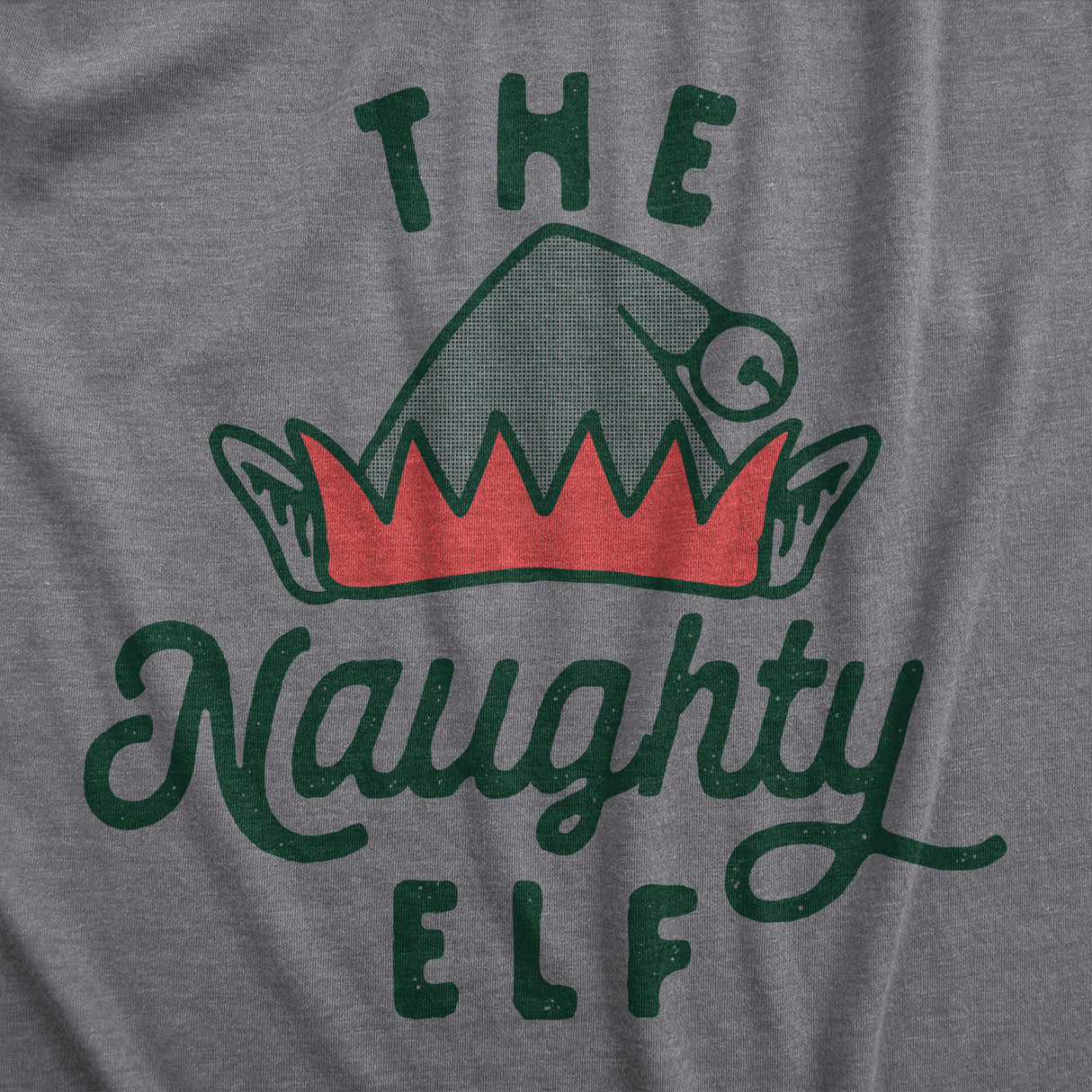 Youth The Naughty Elf T Shirt Funny Bad Behavior Xmas Elves Joke Tee For Kids