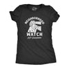 Womens Neighborhood Watch T Shirt Funny Elderly Lookout Surveillance Joke Tee For Ladies