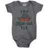 The Nice Ish Elf Baby Bodysuit Funny Good Behavior Xmas Elves Joke Jumper For Infants