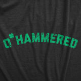 Mens OHammered Funny St Patricks Day Drinking T Shirt For Guys