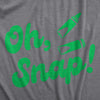 Youth Oh Snap Funny Broken Coloring Crayons Joke Tee For Kids