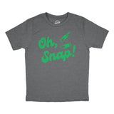 Youth Oh Snap Funny Broken Coloring Crayons Joke Tee For Kids