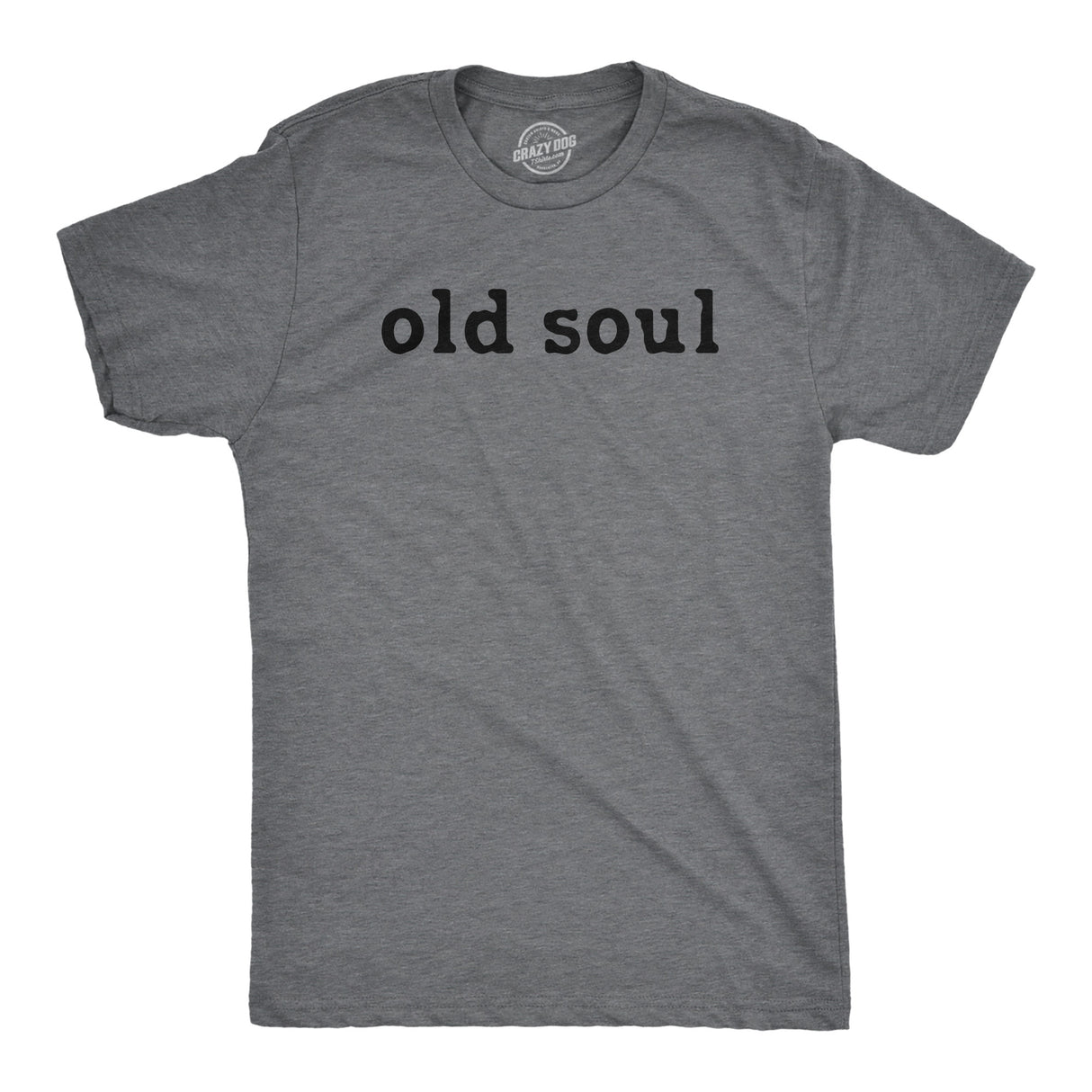 Mens Old Soul T Shirt Funny Cool Retro Traditional Wise Tee For Guys