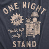 Womens One Night Stand T Shirt Funny Sarcastic Literal Wordplay Sex Joke Tee For Ladies