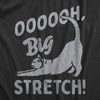 Womens OOOOOH Big Stretch T Shirt Funny Cozy Stretching Kitten Joke Tee For Ladies