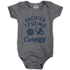 Pacifier Testing Company Baby Bodysuit Funny Teething Nipple Tester Joke Jumper For Infants