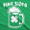 Pint Sized Baby Bodysuit Funny Cute St Pattys Day Beer Mug Jumper For Infants