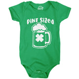 Pint Sized Baby Bodysuit Funny St Patricks Day Jumper For Infants