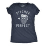 Womens Pitcher Perfect T Shirt Funny Beer Drinking Lovers Jug Tee For Ladies