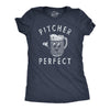 Womens Pitcher Perfect T Shirt Funny Beer Drinking Lovers Jug Tee For Ladies