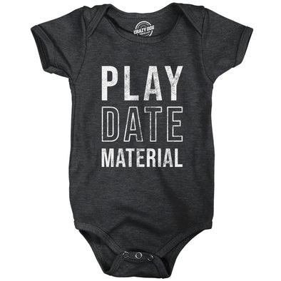 Play Date Material Baby Bodysuit Funny Kids Playing Joke Jumper For Infants
