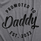 Promoted To Daddy 2022 2023 2024 Unisex Hoodie Funny New Family Father Hooded Sweatshirt