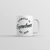 Promoted To Grandma 2024 Mug Funny Family Baby Announcement Coffee Cup-11oz