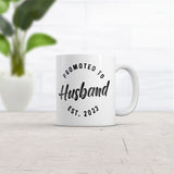 Promoted To Husband 2023 Mug Funny Family Wedding Announcement Coffee Cup-11oz