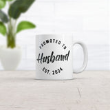 Promoted To Husband 2024 Mug Funny Family Wedding Announcement Coffee Cup-11oz