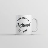 Promoted To Husband 2024 Mug Funny Family Wedding Announcement Coffee Cup-11oz