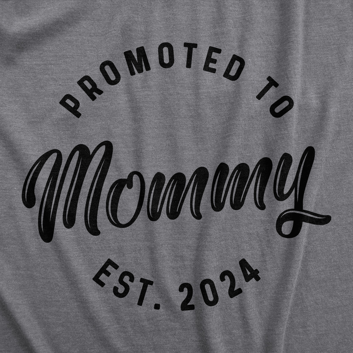 Maternity Promoted To Mommy 2024 2023 2022 Pregnancy Tshirt Funny New Baby Graphic Tee