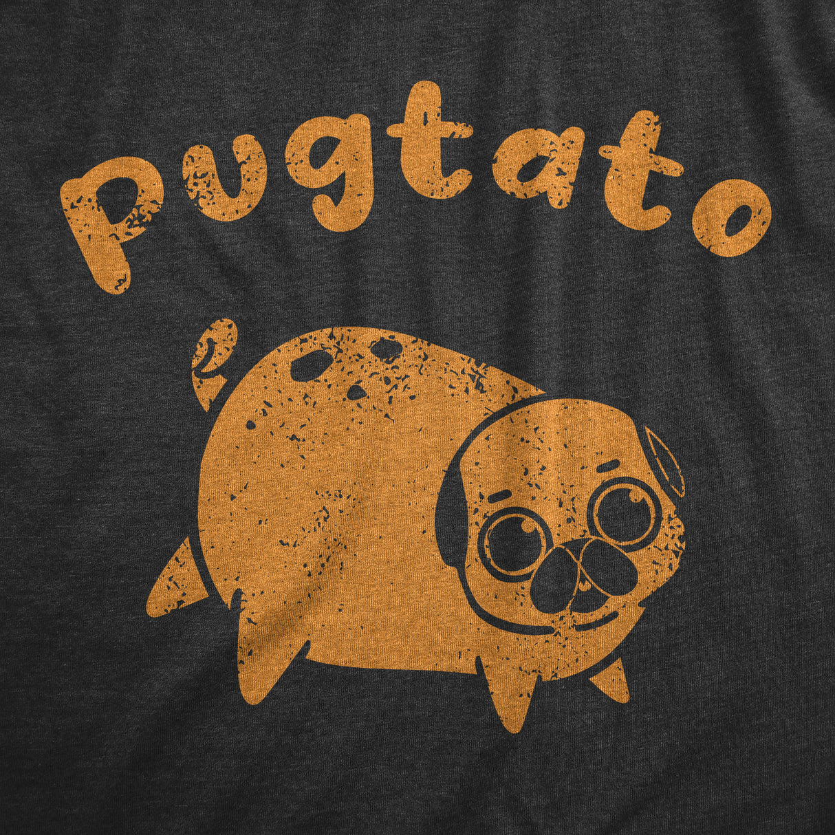 Womens Pugtato T Shirt Funny Cute Adorable Pug Potato Puppy Tee For Ladies