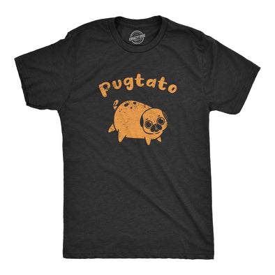 Mens Pugtato T Shirt Funny Cute Adorable Pug Potato Puppy Tee For Guys