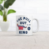 The Pull Out King Mug Funny Recliner Sex Ad Joke Cup-11oz