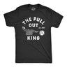 Mens The Pull Out King T Shirt Funny Recliner Sex Ad Joke Tee For Guys