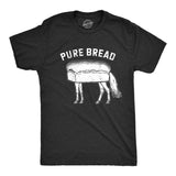 Mens Pure Bread T Shirt Funny Horse Loaf Joke Tee For Guys