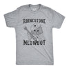 Mens Rhinestone Meowboy T Shirt Funny Cute Kitten Cowboy Novelty Tee For Guys