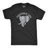 Mens Sabertooth Tuba T Shirt Funny Elephant Trunk Joke Tee For Guys