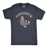 Mens Sadsquatch T Shirt Funny Depressed Crying Big Foot Joke Tee For Guys