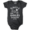 Schitts And Giggles Comedy Club Baby Bodysuit Funny Nightclub Joke Jumper For Infants