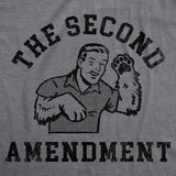 Mens The Second Amendment T Shirt Funny Bear Arms Pun Joke Tee For Guys