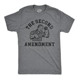 Mens The Second Amendment T Shirt Funny Bear Arms Pun Joke Tee For Guys