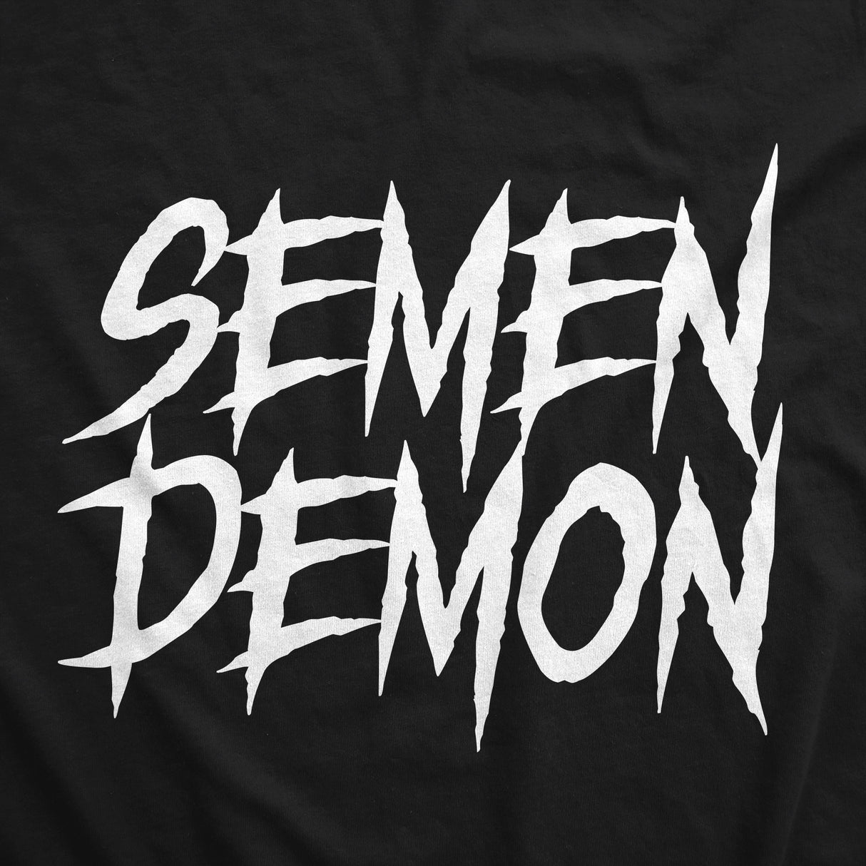 Semen Demon Baby Bodysuit Funny Crazy Evil Insane Child Jumper For Infants