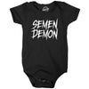 Semen Demon Baby Bodysuit Funny Crazy Evil Insane Child Jumper For Infants