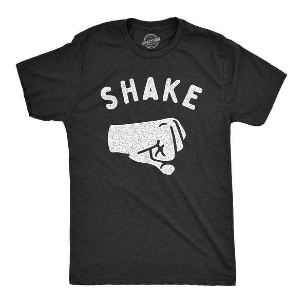 Mens Shake T Shirt Funny Fist Bump Best Friends Joke Tee For Guys