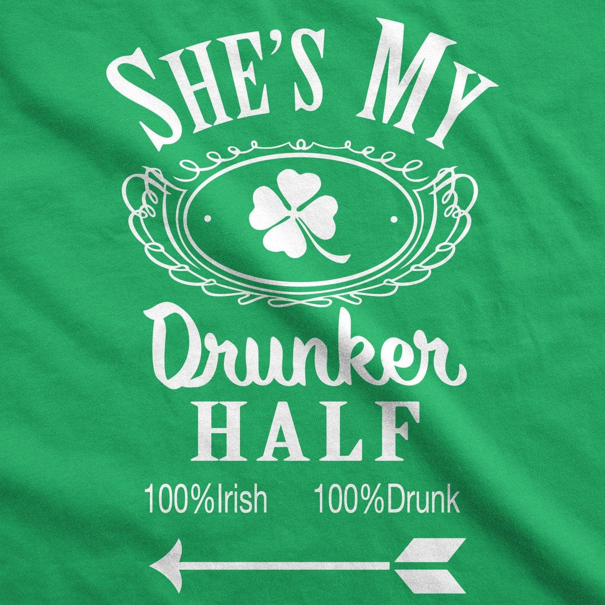 Hes My Drunker Half Unisex Hoodie Funny St Patricks Day Sweatshirt