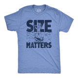 Mens Size Matters T Shirt Funny Fishing Lovers Huge Catch Joke Tee for Guys