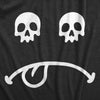 Mens Skull Eyes Smile T Shirt Funny Spooky Dead Eye Face Novelty Tee For Guys