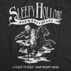 Womens Sleepy Hollow Bed And Breakfast T Shirt Funny Halloween Spooky Hotel Inn Joke Tee For Ladies