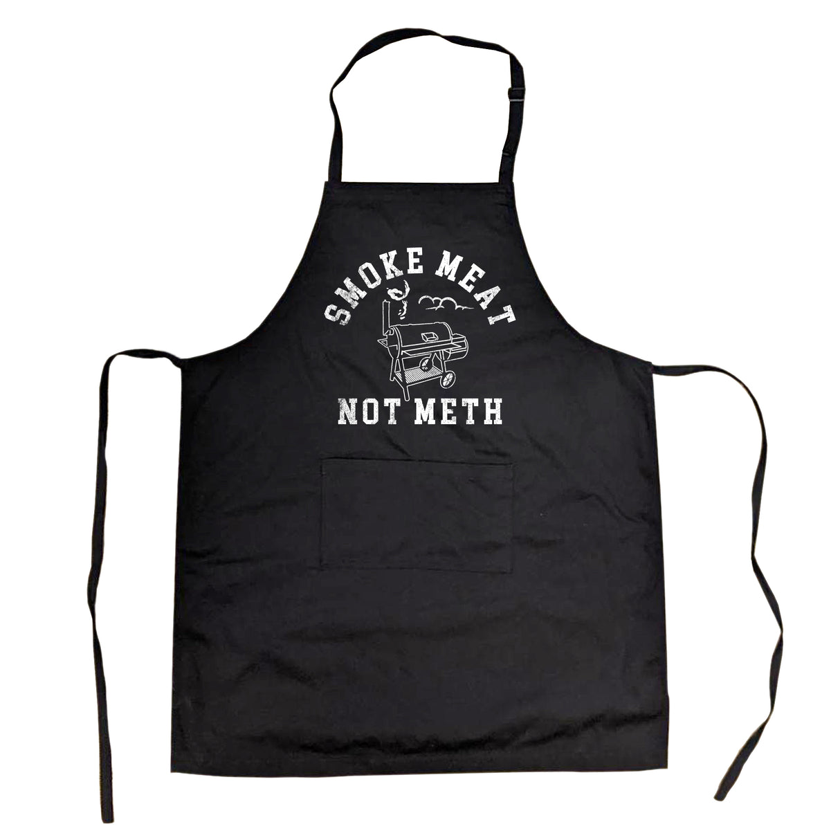 Smoke Meat Not Meth Funny Barbeque Grilling Cookout Drugs Joke Novelty Kitchen Accessories