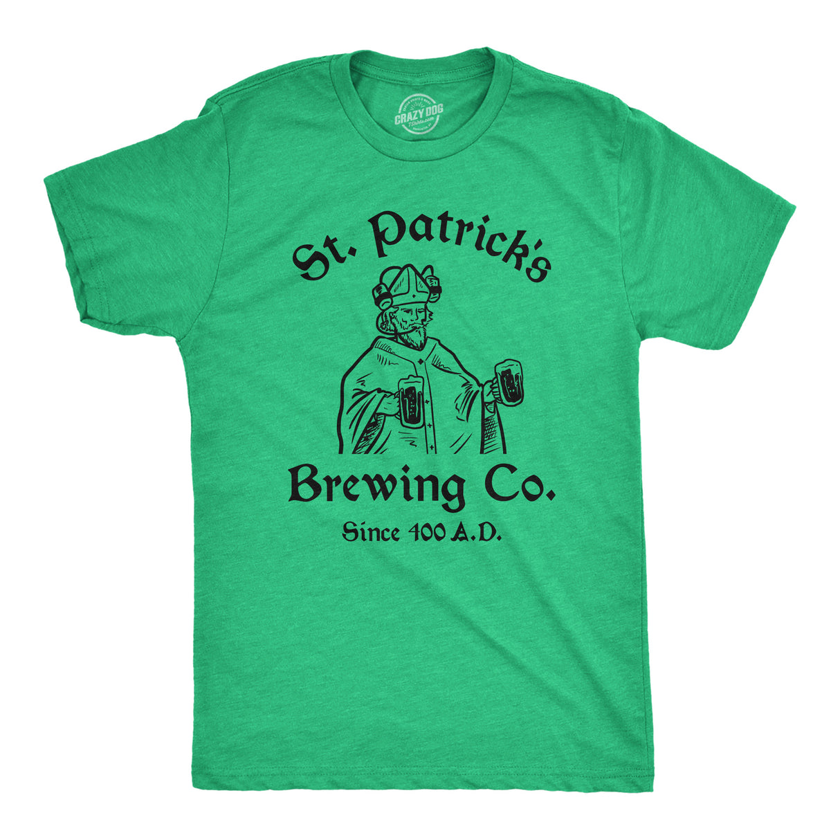 Mens Funny T Shirts St Patricks Brewing Co Novelty Drinking Tee For Men