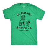Mens Funny T Shirts St Patricks Brewing Co Novelty Drinking Tee For Men