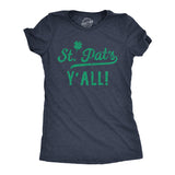 Womens St Pats Yall Funny T Shirts Novelty Tee Drinking Shirt For Ladies