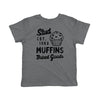 Toddler Stud Muffins Baked Goods T Shirt Funny Bakery Joke Tee For Young Kids