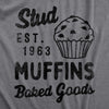 Stud Muffins Baked Goods Baby Bodysuit Funny Bakery Joke Jumper For Infants